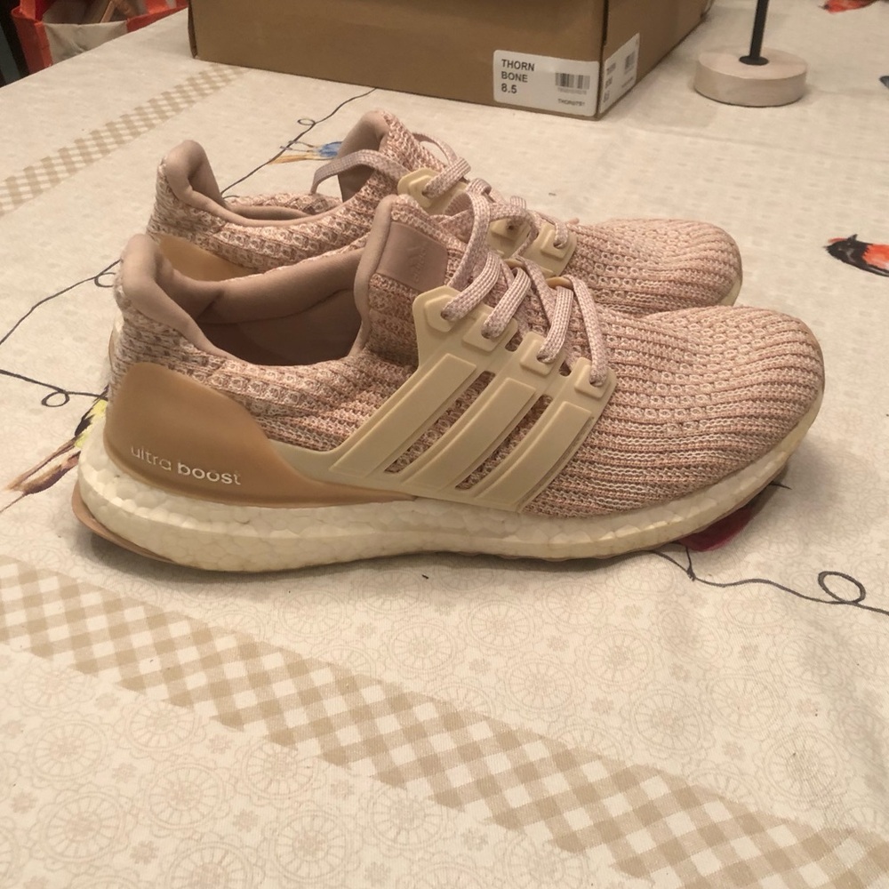 Adidas ultra boost in Ash Peach size 8